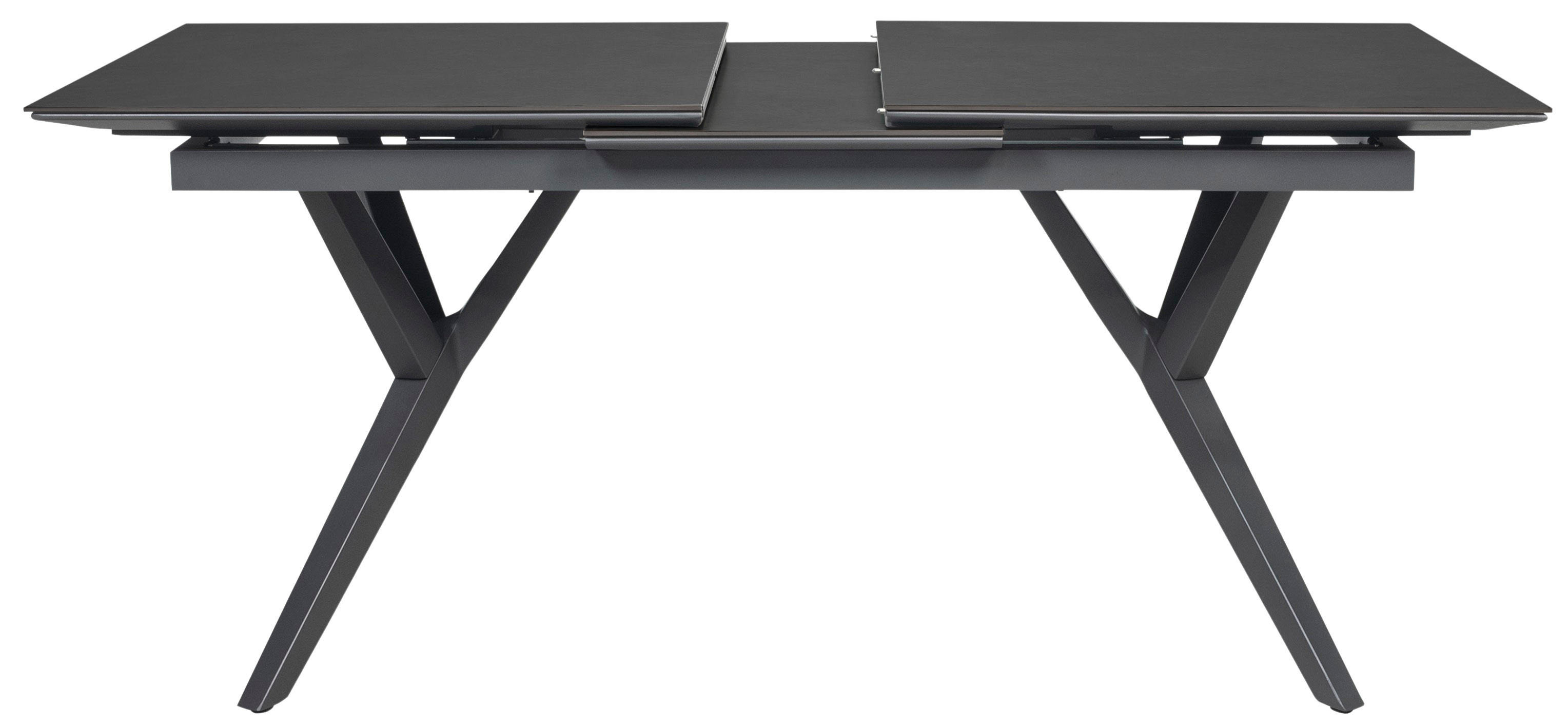 Ausziehtisch Valor 160210 x 90 cm dark grey Aluminium - 1
