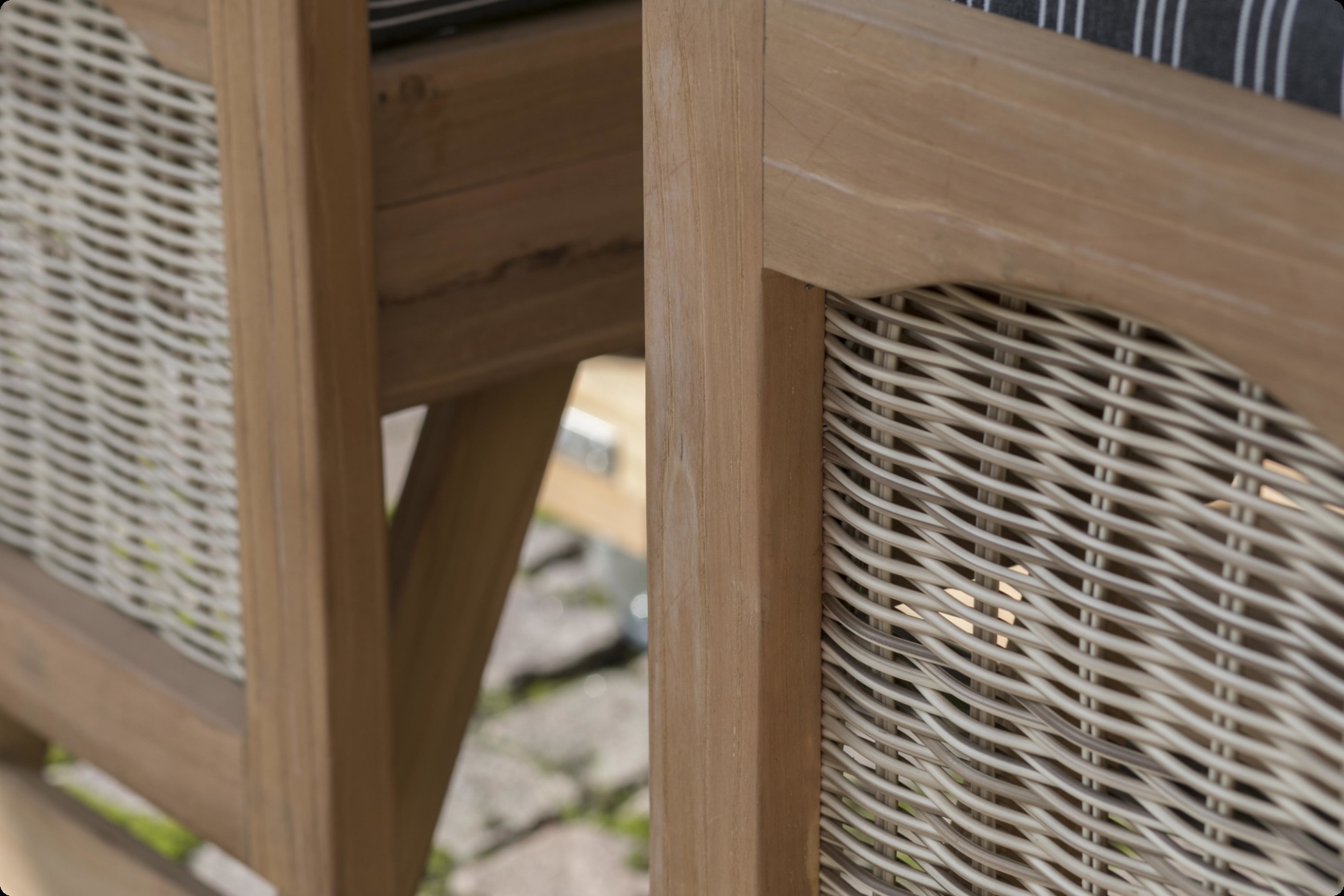 Hochwertiges PE-Rattan | Strandkorb Serie Amrum