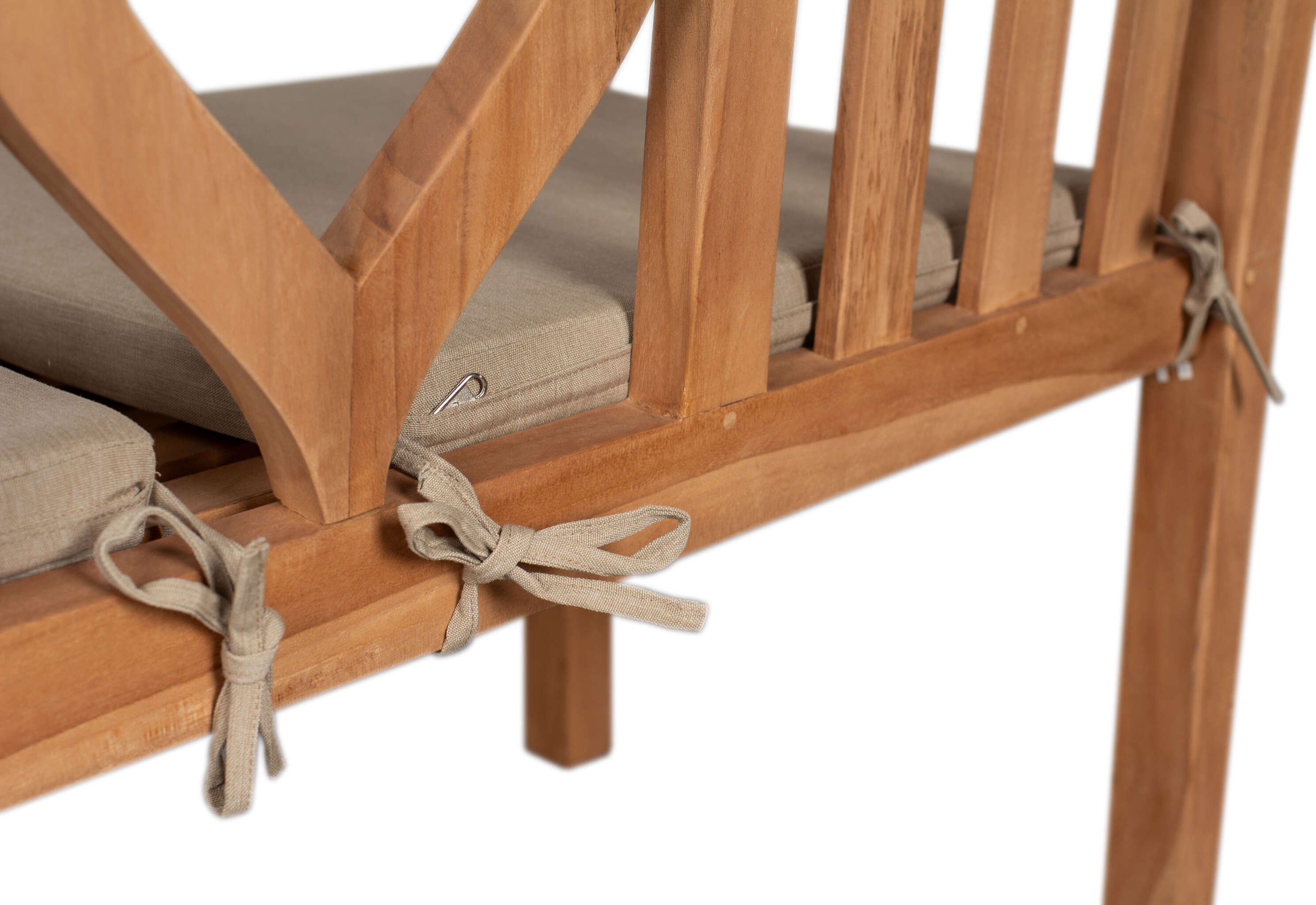 Sitzkissen 2er Set uni taupe ca. 50x50 cm