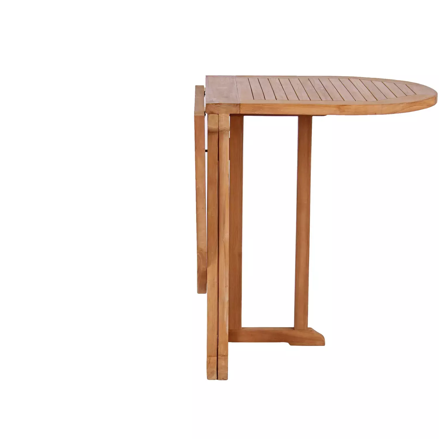 Gartensessel Andover und Tisch Balcony Teak-KOMPLETTSET