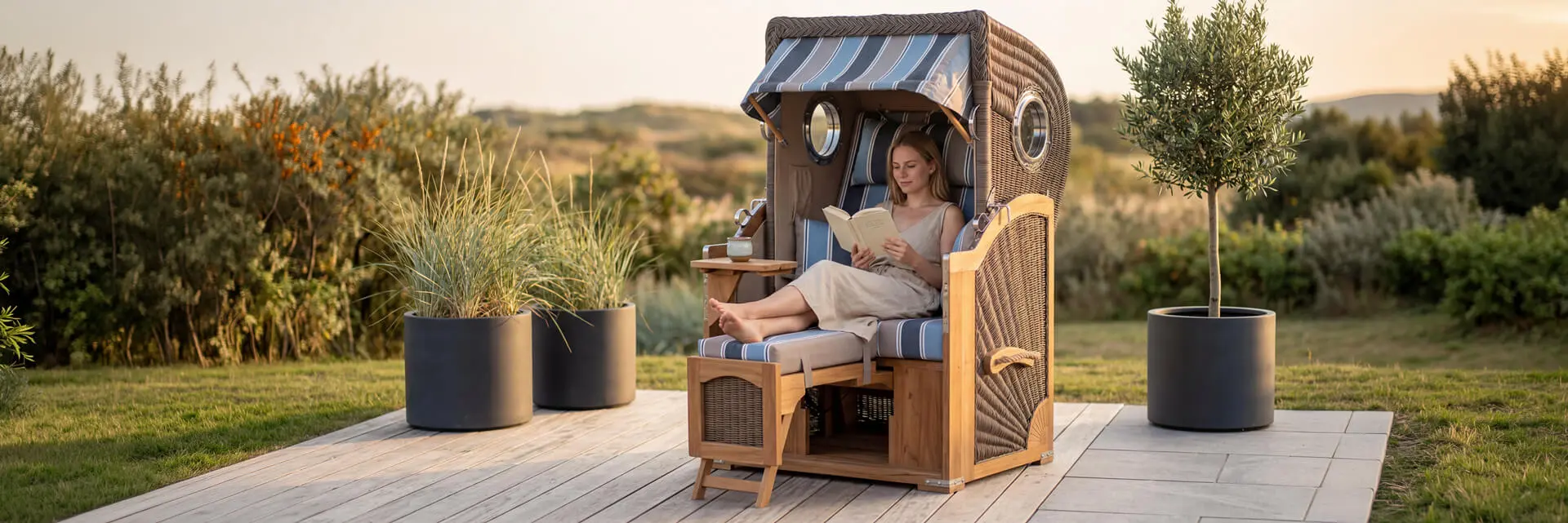 Single Strandkorb