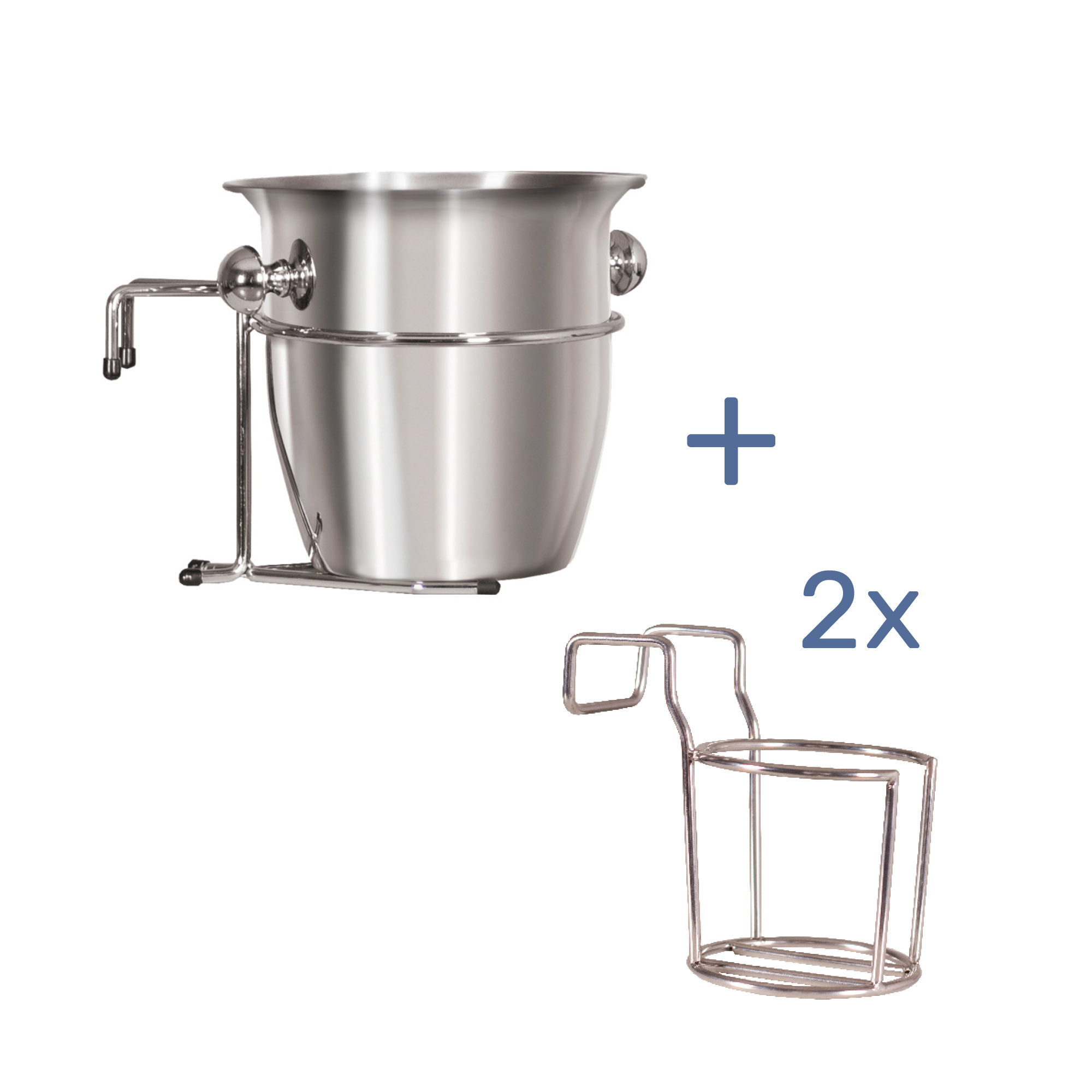 zubehoerset_chamapgnerkuehler_becherhalter