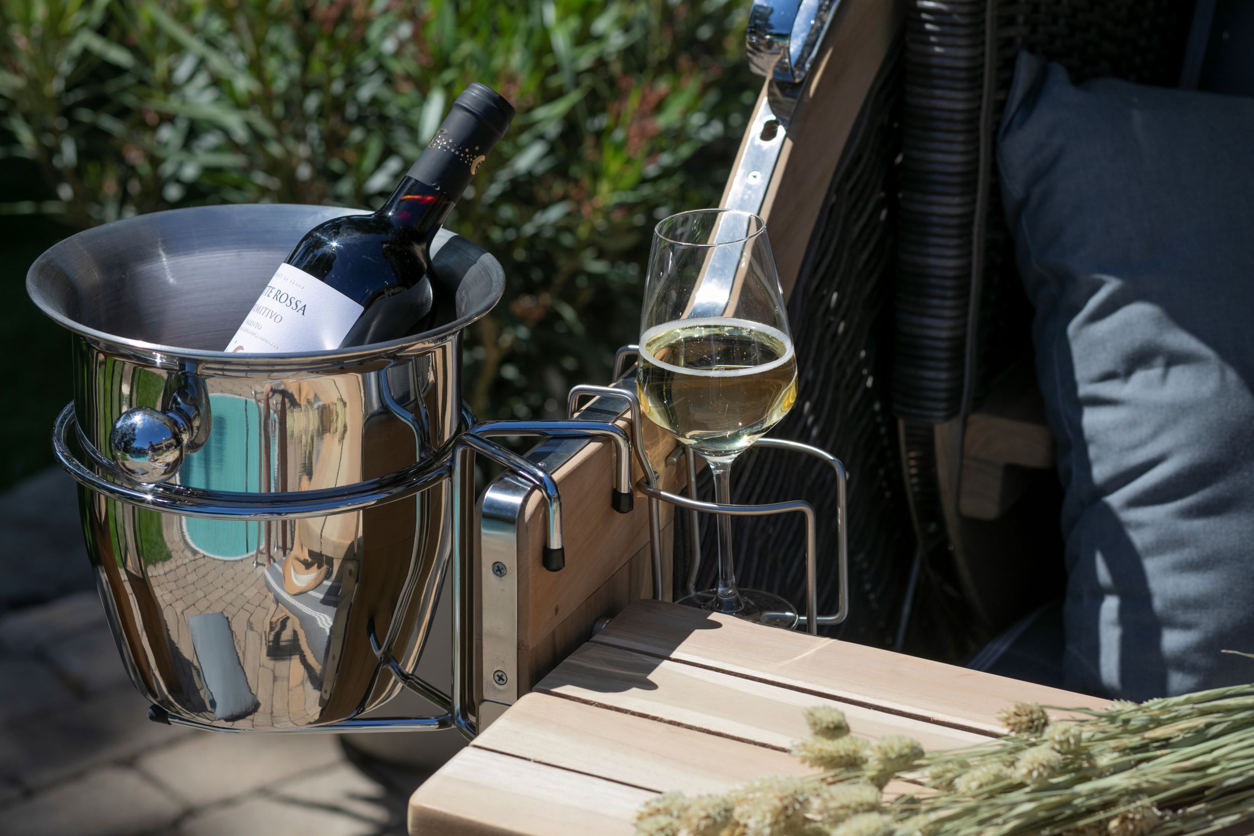 Champagnerkühler für Strandkörbe bene living