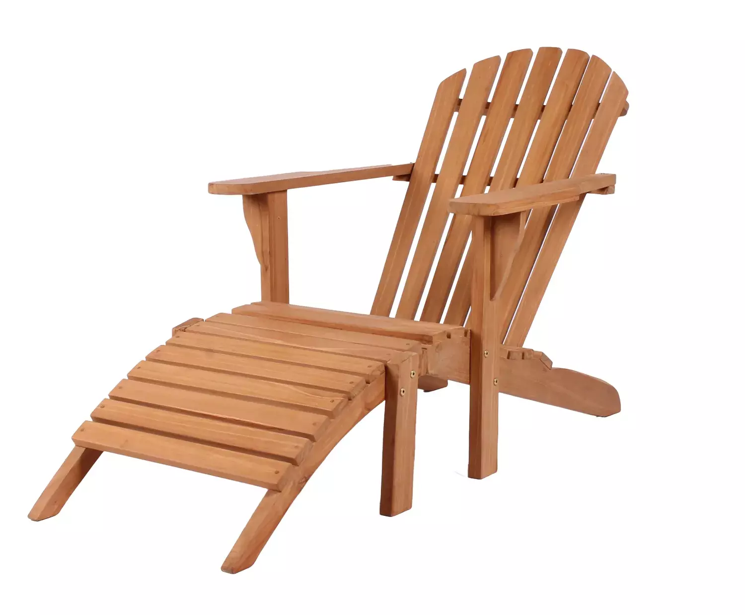 Liegesessel Adirondack Montreal und Tisch Dorset Teak-KOMPLETTSET