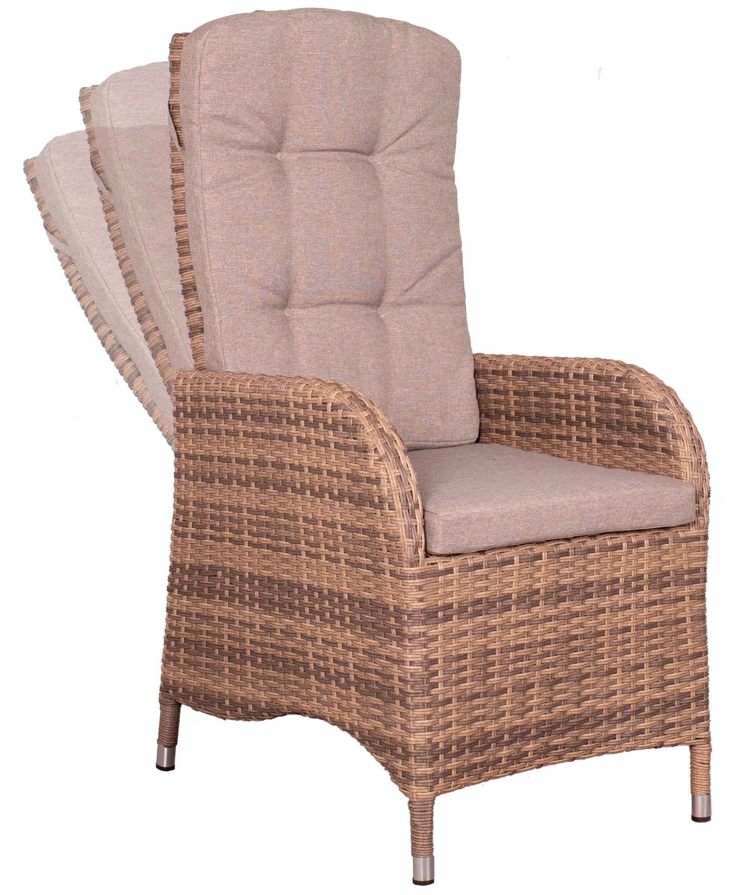 Relaxsessel Juan Dining 8mm spotted brown inkl. Kissen
