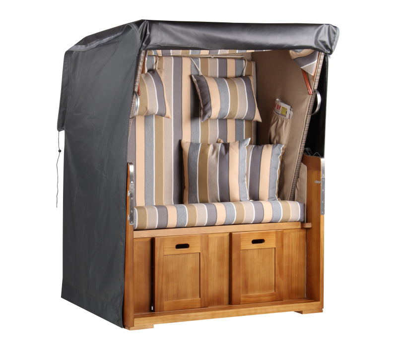 Vida Home Strandkorb Schutzhülle 155cm - Wasserdichte Abdeckhaube Für 2,5 Sitzer Gartenmöbel