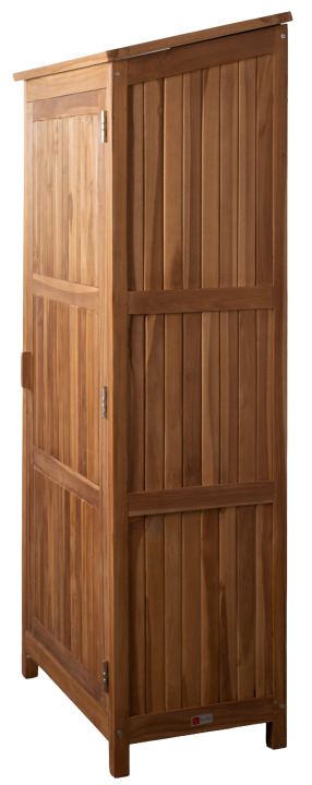 BL26037_Gartenschrank_Swansea_Teak_192x86x56cm_Holzdach_09
