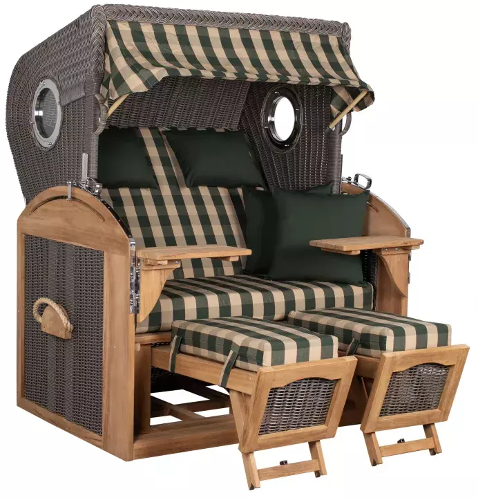 MP23505_Strandkorb_Werdum_XL_Teak_PE_Grey_durchgeflochten_Dessin_506