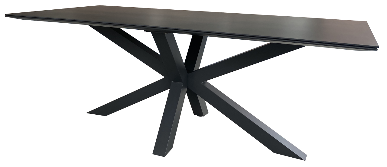 Gartenmöbelset Diningsessel Alicante mit Tisch Malaga 200x90cm