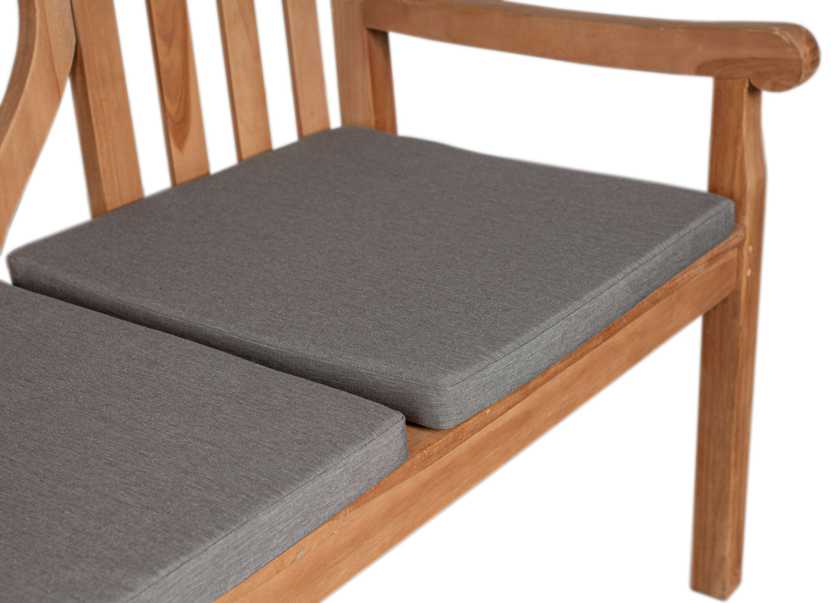 Sitzkissen 2er Set uni grey ca. 50 x 50 cm