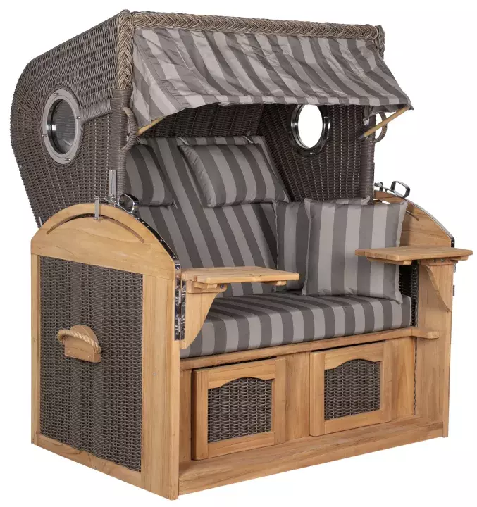 MP23500_Strandkorb_Werdum_XL_Teak_PE_grey_durchgeflochten_Dessin_537