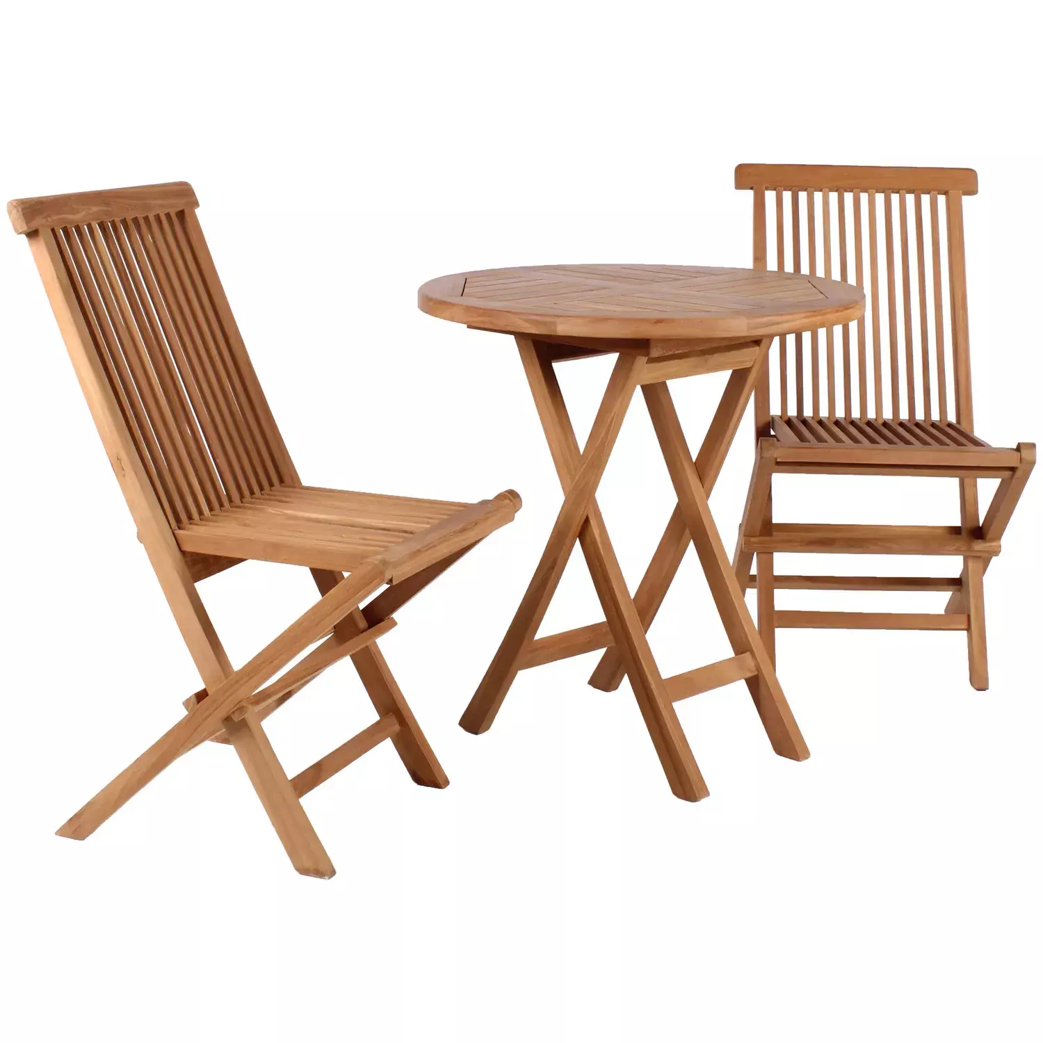 Gartensessel Langton und Tisch Sutton Teak-KOMPLETTSET