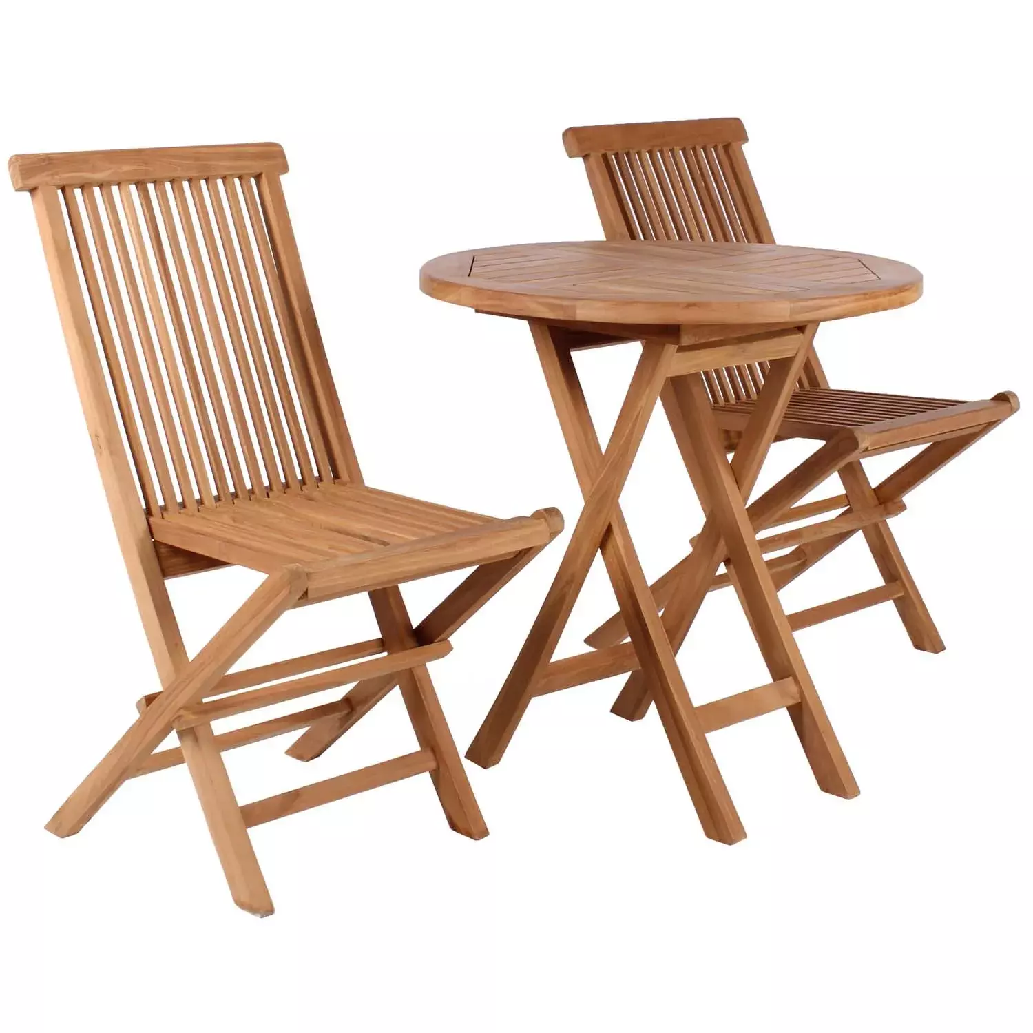 Gartensessel Langton und Tisch Sutton Teak-KOMPLETTSET