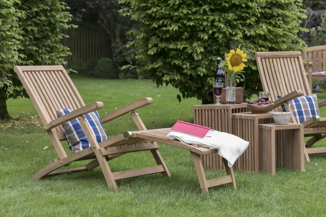 Beistelltisch 3er-Set Teak