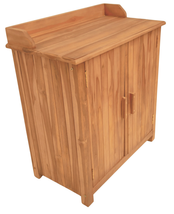BL26036_Gartenschrank_Batley_Teak_mit_Arbeitsflaeche _4_