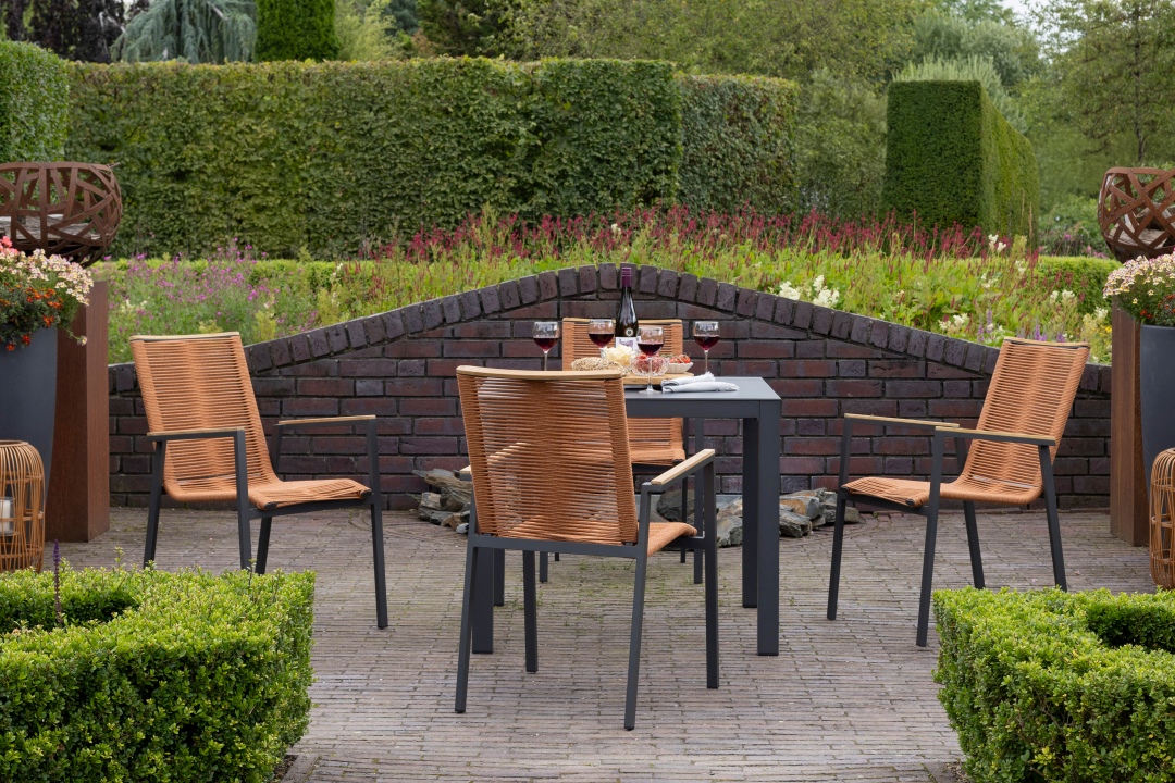 40841_40836_69311C_Dakota_Tisch_90x90cm_dark_grey_Montana_Diningstapelsessel_Rope_terracotta_Lazy_Susan_Drehplatte_40cm _3_