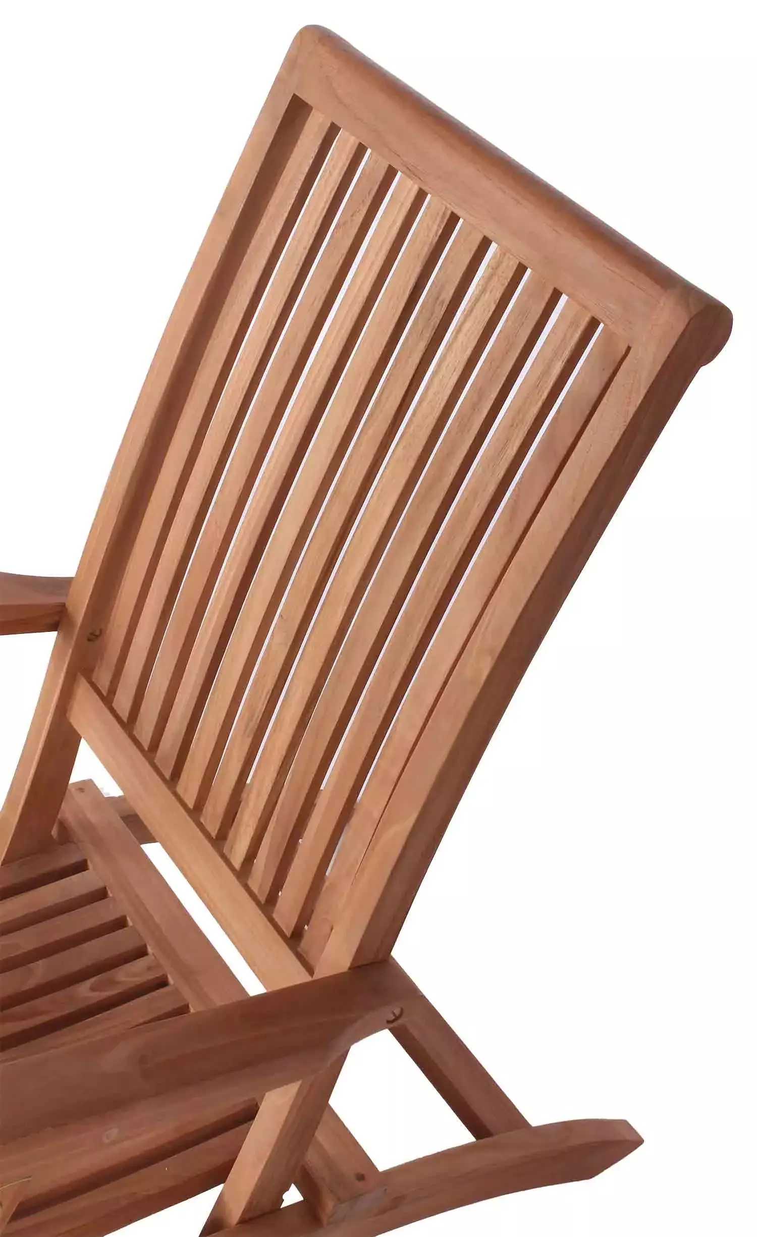 Deckchair Yacht Teak und Tisch Burton Teak-KOMPLETTSET