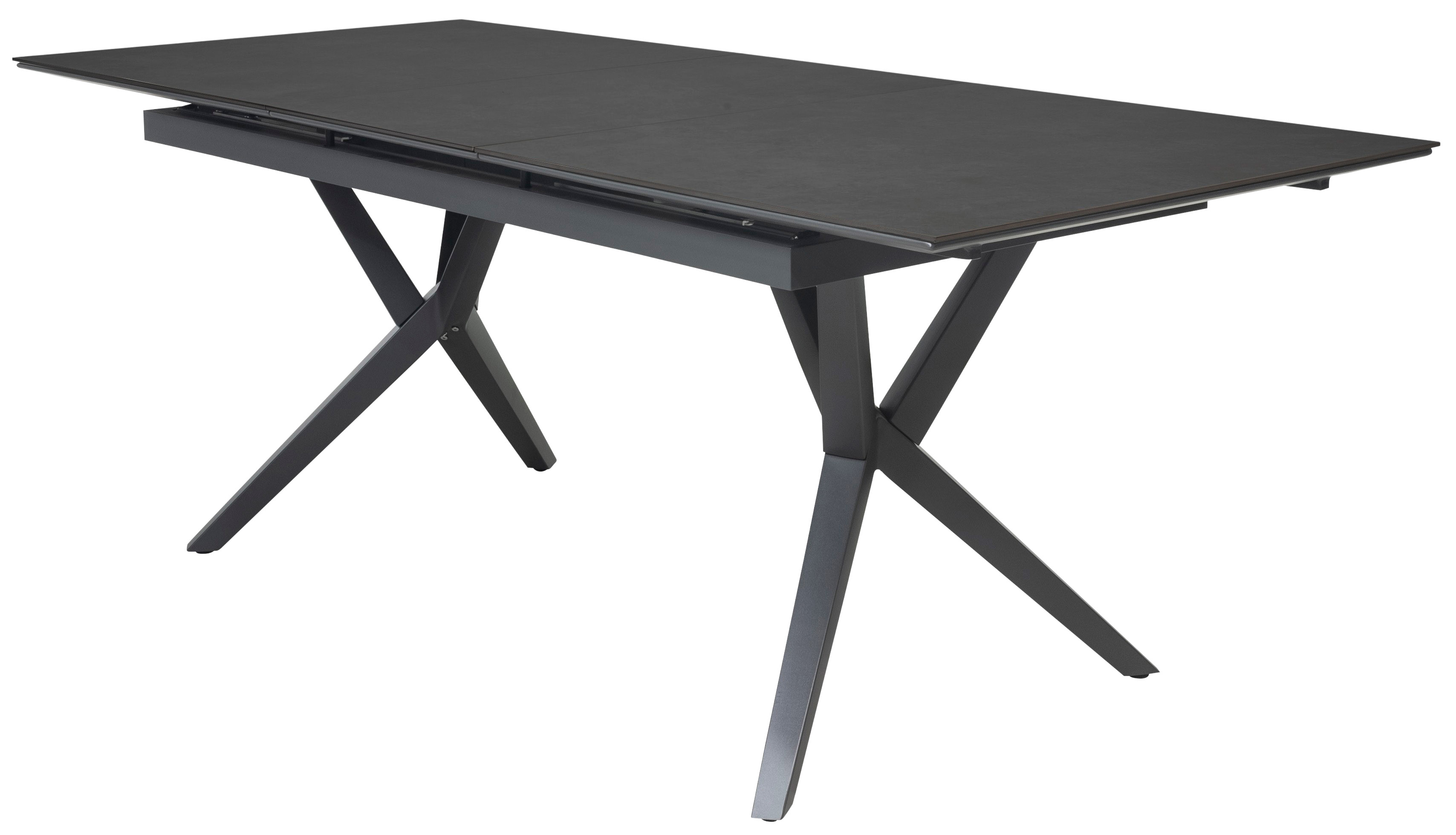 Ausziehtisch Valor 160210 x 90 cm dark grey Aluminium - 4