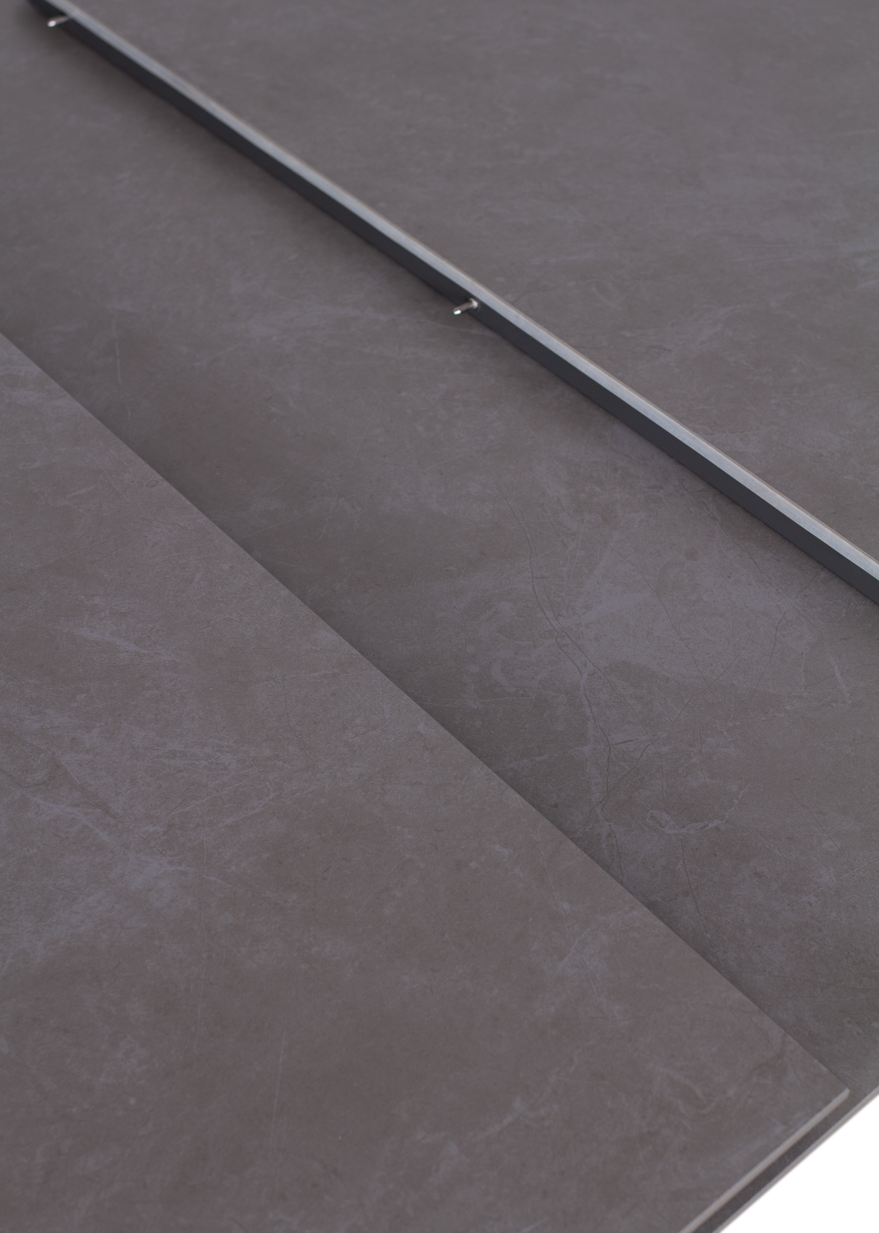 Ausziehtisch Granada 160/210 x 90 cm light grey Aluminium