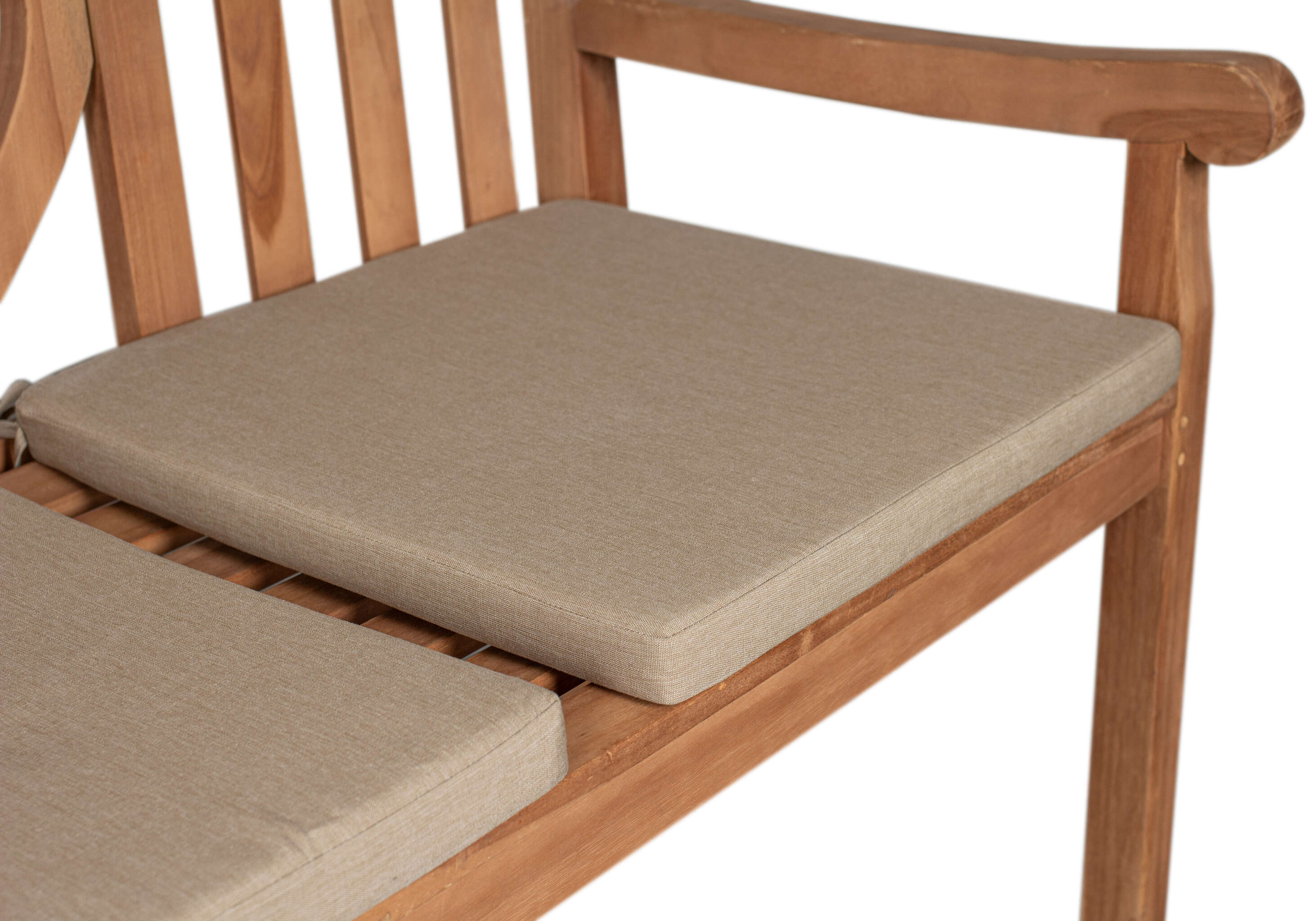 Sitzkissen 2er Set uni taupe ca. 50x50 cm